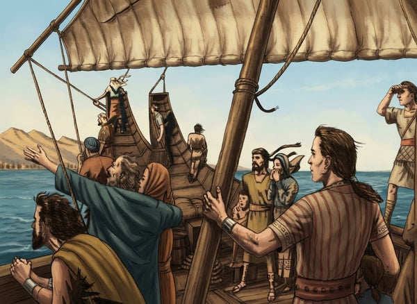 Volume 1 ONLY Illustrations from Treasures from the Book of Mormon workbook