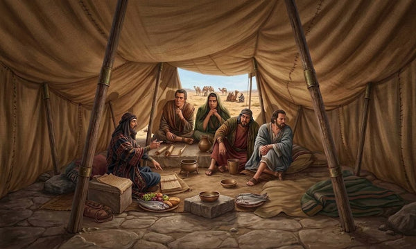 Volume 1 ONLY Illustrations from Treasures from the Book of Mormon workbook