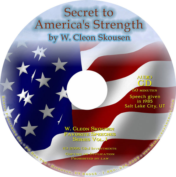Secret to Americas Strength Speech