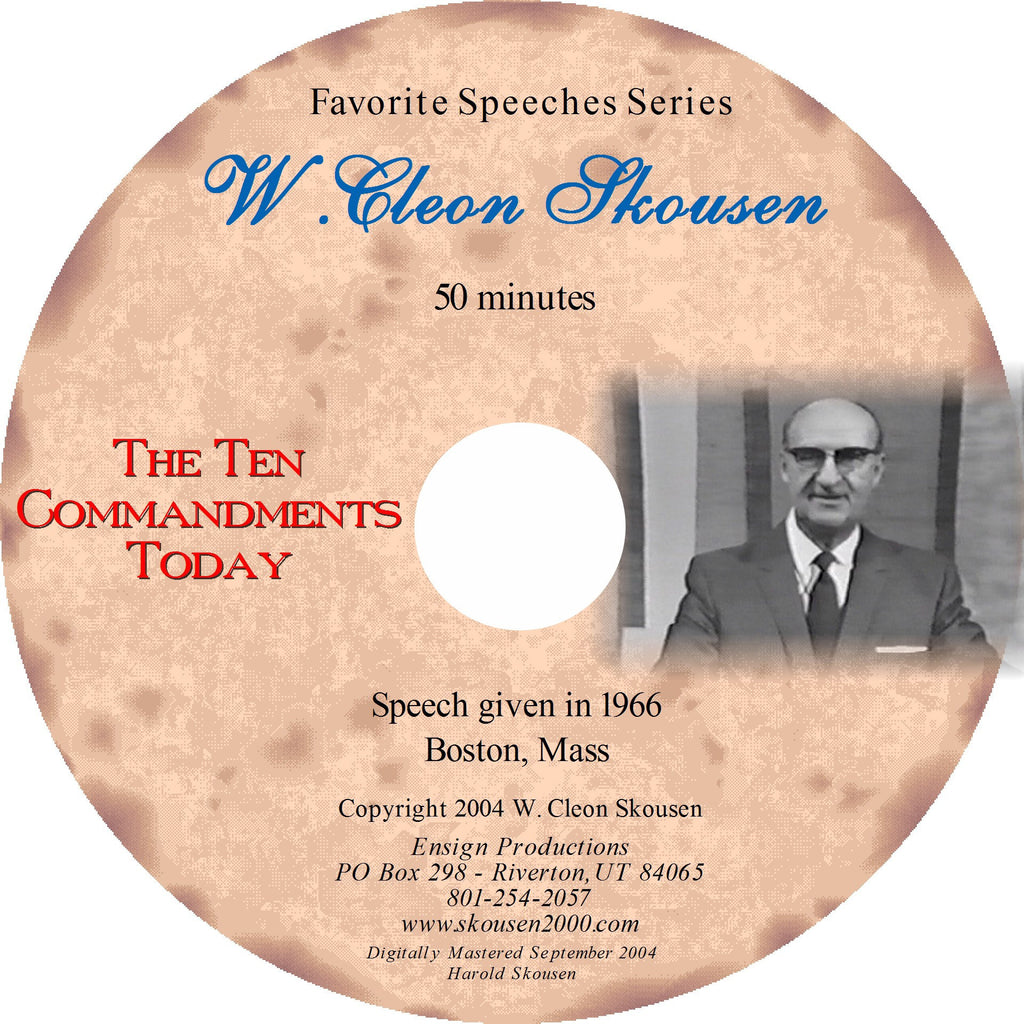 Ten Commandments Today Speech